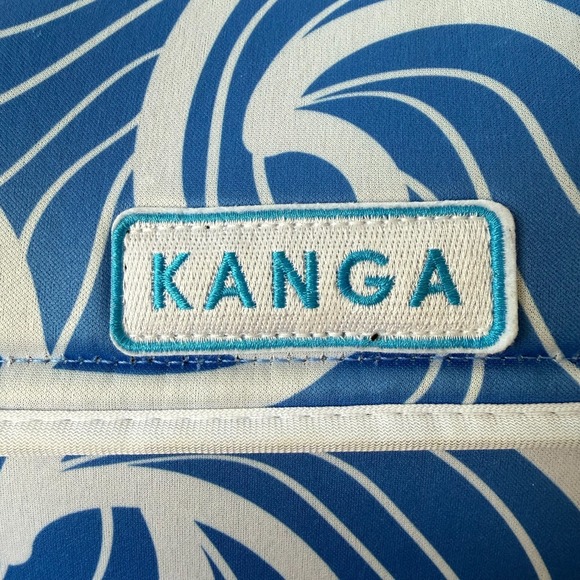 Kanga 24-Pack Kase Mate Insulated Soft Beer Cooler Blue & White Wave Top Handle - Picture 2 of 11